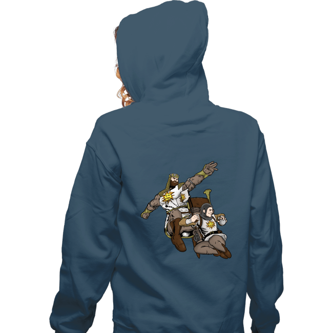 Secret_Shirts Zippered Hoodies, Unisex / Small / Indigo Blue The Dark King