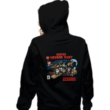 Load image into Gallery viewer, Daily_Deal_Shirts Zippered Hoodies, Unisex / Small / Black Super Horror Kart
