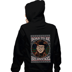 Shirts Zippered Hoodies, Unisex / Small / Black Born To Be Belsnickel