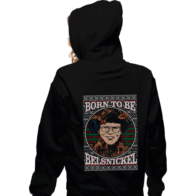 Shirts Zippered Hoodies, Unisex / Small / Black Born To Be Belsnickel