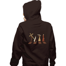 Load image into Gallery viewer, Shirts Zippered Hoodies, Unisex / Small / Dark Chocolate Stampede
