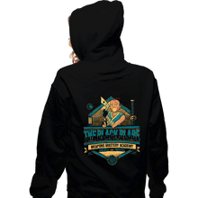 Load image into Gallery viewer, Secret_Shirts Zippered Hoodies, Unisex / Small / Black The Black Blade
