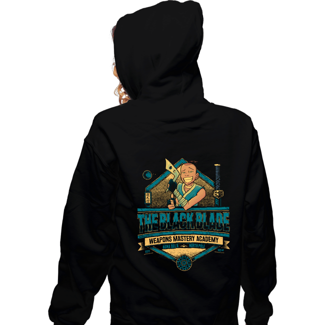 Secret_Shirts Zippered Hoodies, Unisex / Small / Black The Black Blade