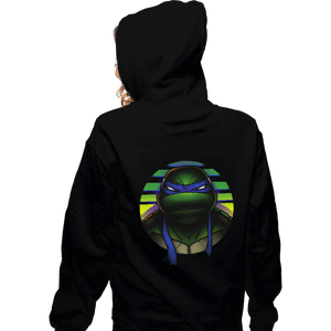 Daily_Deal_Shirts Zippered Hoodies, Unisex / Small / Black Mutant Blue