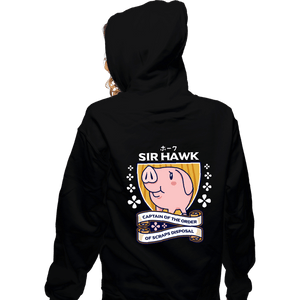 Shirts Zippered Hoodies, Unisex / Small / Black Sir Hawk