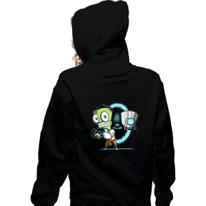 Shirts Zippered Hoodies, Unisex / Small / Black The Cupcake Is A Lie