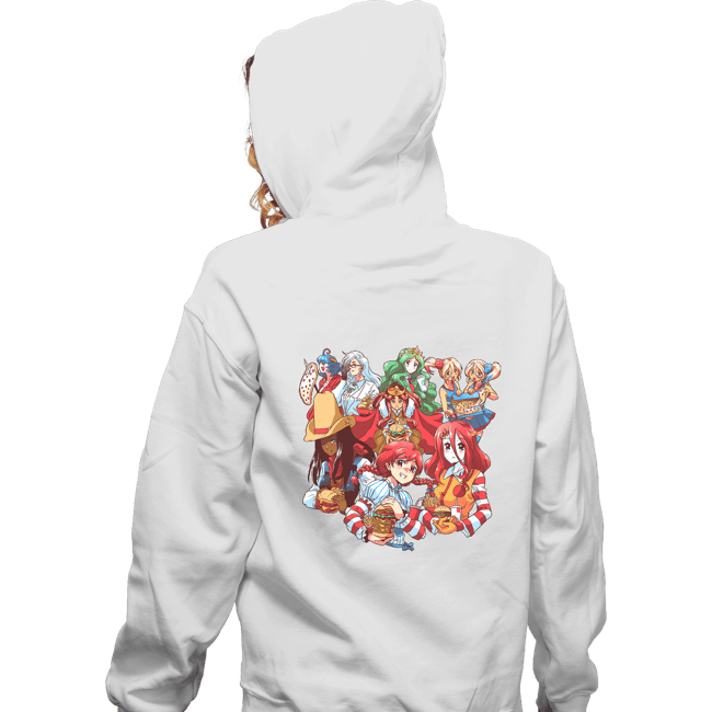 Secret_Shirts Zippered Hoodies, Unisex / Small / White Fast Waifus!