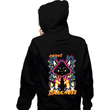 Load image into Gallery viewer, Shirts Zippered Hoodies, Unisex / Small / Black Sweet Darkness
