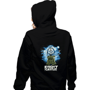 Secret_Shirts Zippered Hoodies, Unisex / Small / Black Fright Castle