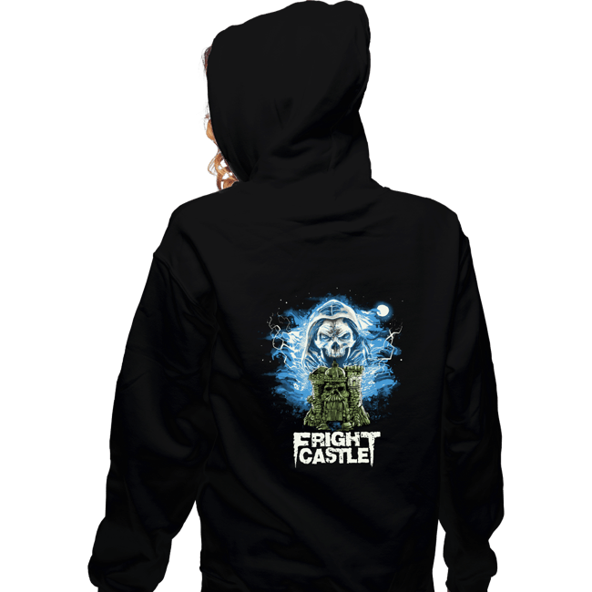 Secret_Shirts Zippered Hoodies, Unisex / Small / Black Fright Castle