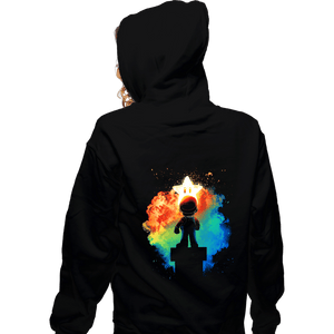 Daily_Deal_Shirts Zippered Hoodies, Unisex / Small / Black Soul Of The Stars