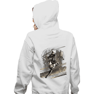 Shirts Zippered Hoodies, Unisex / Small / White The Weight Of The World