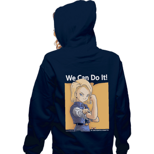 Secret_Shirts Zippered Hoodies, Unisex / Small / Navy C18 Can Do It