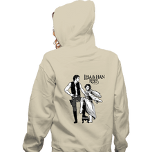 Load image into Gallery viewer, Daily_Deal_Shirts Zippered Hoodies, Unisex / Small / White Leia &amp; Han Rebels
