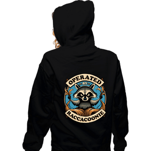Daily_Deal_Shirts Zippered Hoodies, Unisex / Small / Black Raccoon Supremacy