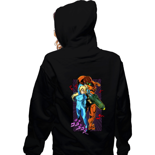 Secret_Shirts Zippered Hoodies, Unisex / Small / Black JoJo Samus