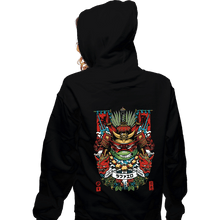 Load image into Gallery viewer, Daily_Deal_Shirts Zippered Hoodies, Unisex / Small / Black Samurai Raph
