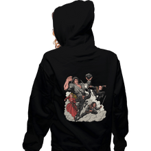 Load image into Gallery viewer, Shirts Zippered Hoodies, Unisex / Small / Black Princess Squad
