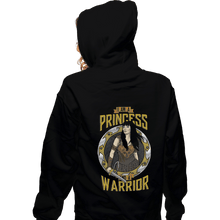 Load image into Gallery viewer, Shirts Zippered Hoodies, Unisex / Small / Black Princess and a Warrior
