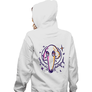 Daily_Deal_Shirts Zippered Hoodies, Unisex / Small / White Why The Long Face