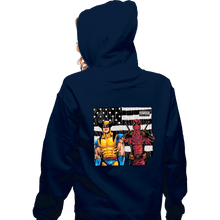 Load image into Gallery viewer, Secret_Shirts Zippered Hoodies, Unisex / Small / Navy Merconia!
