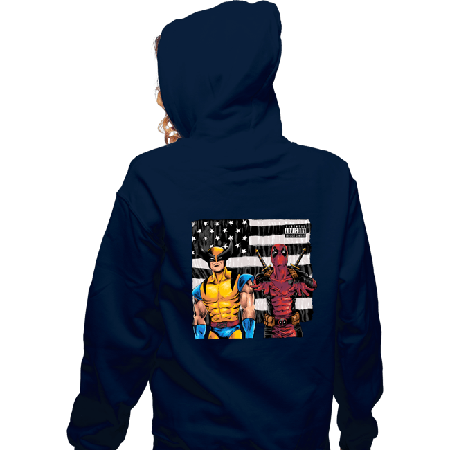 Secret_Shirts Zippered Hoodies, Unisex / Small / Navy Merconia!