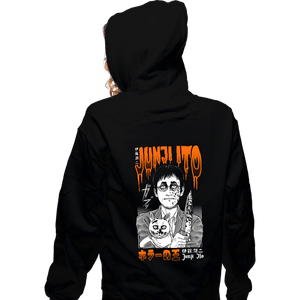 Daily_Deal_Shirts Zippered Hoodies, Unisex / Small / Black Ito Horror