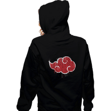 Load image into Gallery viewer, Secret_Shirts Zippered Hoodies, Unisex / Small / Black Akatsuki
