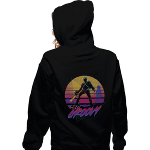 Shirts Zippered Hoodies, Unisex / Small / Black Stay Groovy