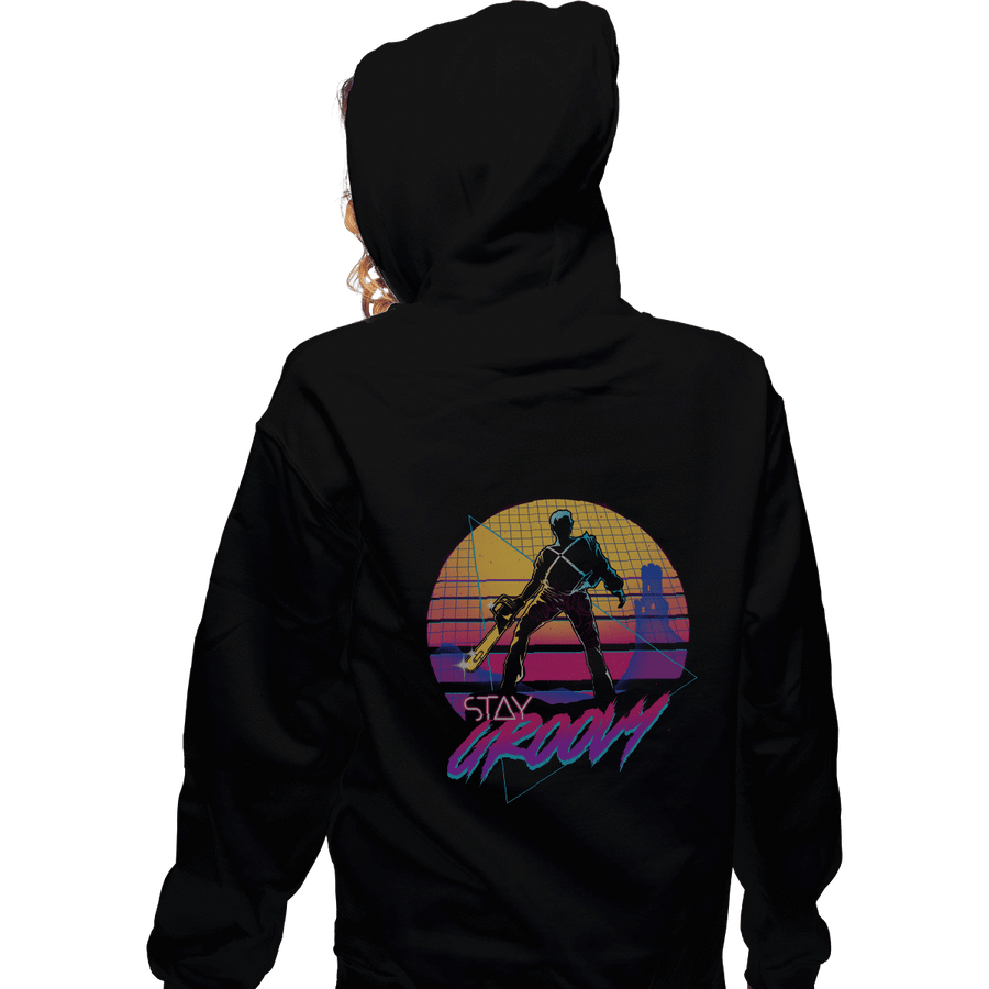 Shirts Zippered Hoodies, Unisex / Small / Black Stay Groovy