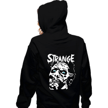 Load image into Gallery viewer, Shirts Zippered Hoodies, Unisex / Small / Black Something Strange

