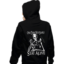 Load image into Gallery viewer, Last_Chance_Shirts Zippered Hoodies, Unisex / Small / Black Stay Alive
