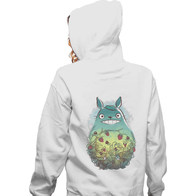 Shirts Zippered Hoodies, Unisex / Small / White Inside Forest