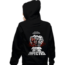 Load image into Gallery viewer, Daily_Deal_Shirts Zippered Hoodies, Unisex / Small / Black Dawn Of The Infected
