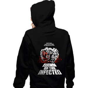 Daily_Deal_Shirts Zippered Hoodies, Unisex / Small / Black Dawn Of The Infected