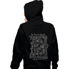 Load image into Gallery viewer, Daily_Deal_Shirts Zippered Hoodies, Unisex / Small / Black Blade of Miquella
