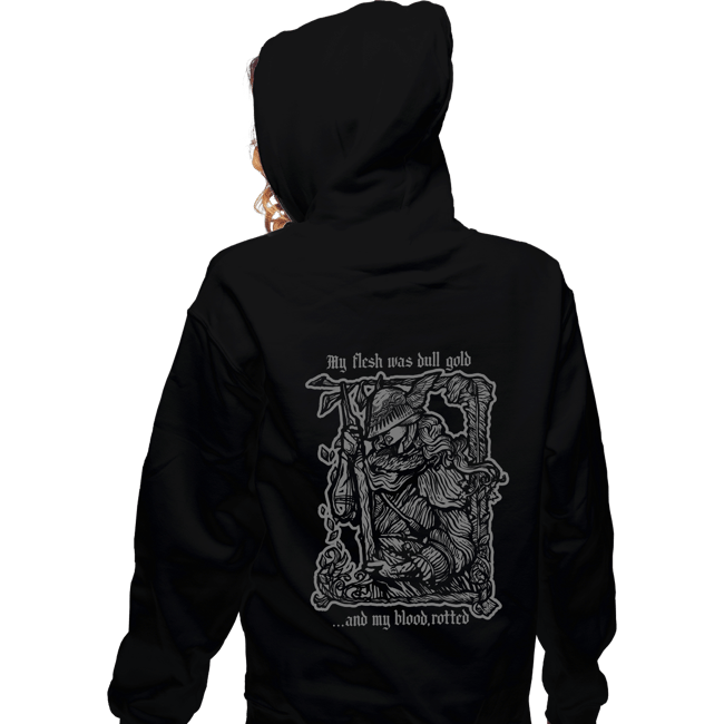 Daily_Deal_Shirts Zippered Hoodies, Unisex / Small / Black Blade of Miquella