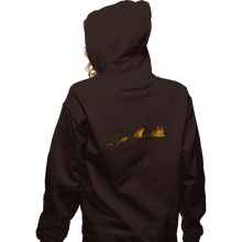 Load image into Gallery viewer, Shirts Zippered Hoodies, Unisex / Small / Dark Chocolate Evolution Of Hypnotoad
