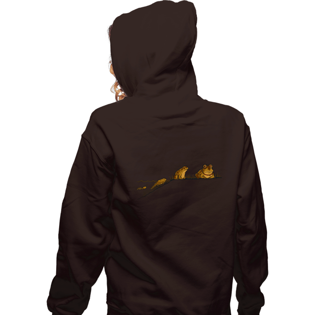 Shirts Zippered Hoodies, Unisex / Small / Dark Chocolate Evolution Of Hypnotoad