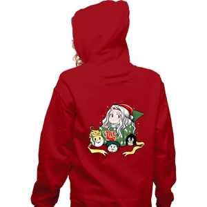 Daily_Deal_Shirts Zippered Hoodies, Unisex / Small / Red Christmas Of Heroes