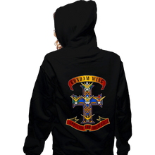 Load image into Gallery viewer, Shirts Zippered Hoodies, Unisex / Small / Black Gundam Wing
