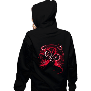 Daily_Deal_Shirts Zippered Hoodies, Unisex / Small / Black Scarlet Chaos