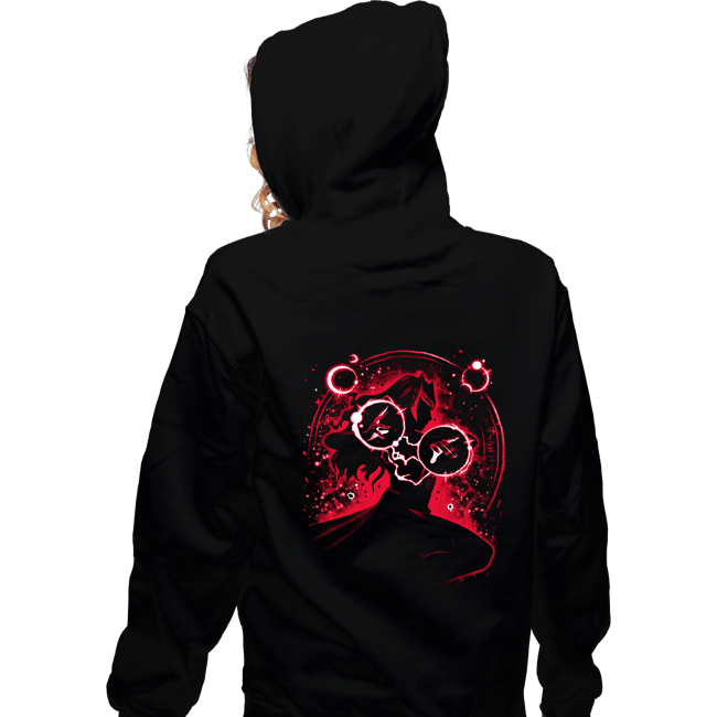 Daily_Deal_Shirts Zippered Hoodies, Unisex / Small / Black Scarlet Chaos