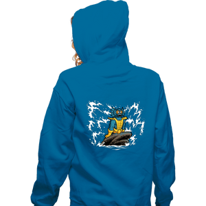 Daily_Deal_Shirts Zippered Hoodies, Unisex / Small / Royal Blue The Little Merman