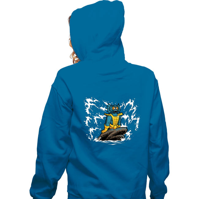 Daily_Deal_Shirts Zippered Hoodies, Unisex / Small / Royal Blue The Little Merman