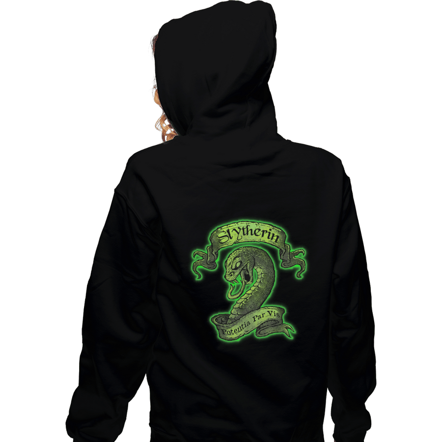 Shirts Zippered Hoodies, Unisex / Small / Black Slytherin