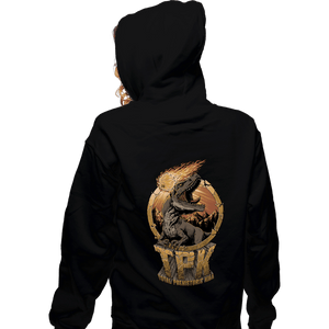 Daily_Deal_Shirts Zippered Hoodies, Unisex / Small / Black Prehistoric TPK