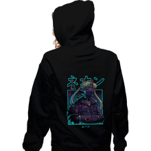 Load image into Gallery viewer, Shirts Zippered Hoodies, Unisex / Small / Black Neon Moon
