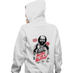 Secret_Shirts Zippered Hoodies, Unisex / Small / White Better Call Murray