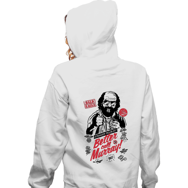 Secret_Shirts Zippered Hoodies, Unisex / Small / White Better Call Murray